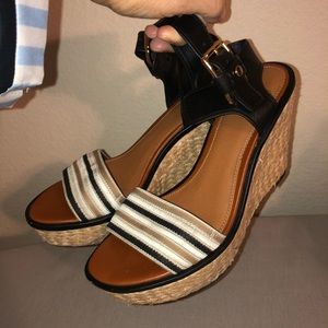 Franco Sarto Espadrille-Wedge Sandals size 7